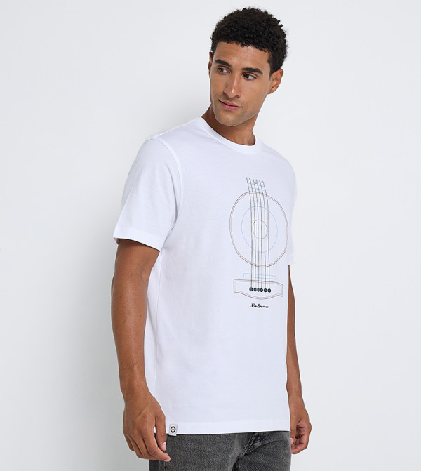 Ben Sherman Ben Sherman - White Casual T-Shirts
