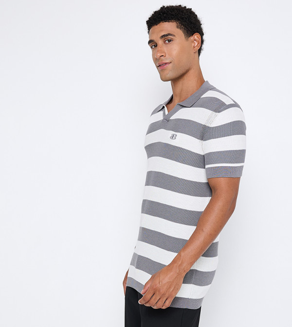 Ben Sherman Clothing - Grey Polo T-shirts