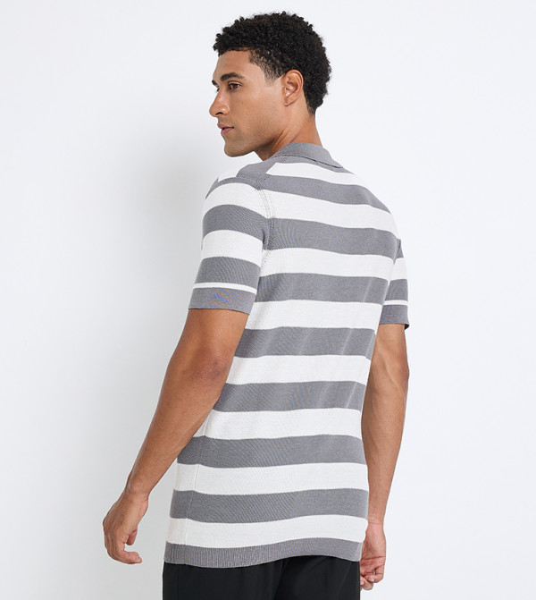 Ben Sherman Clothing - Grey Polo T-shirts