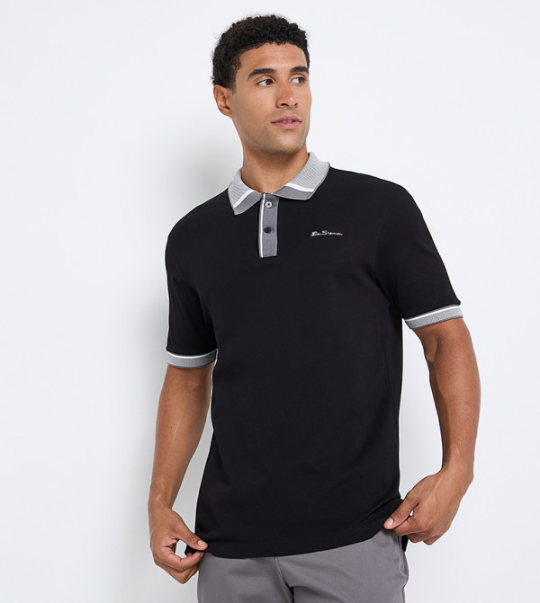 Ben Sherman - Black Polo T-shirts