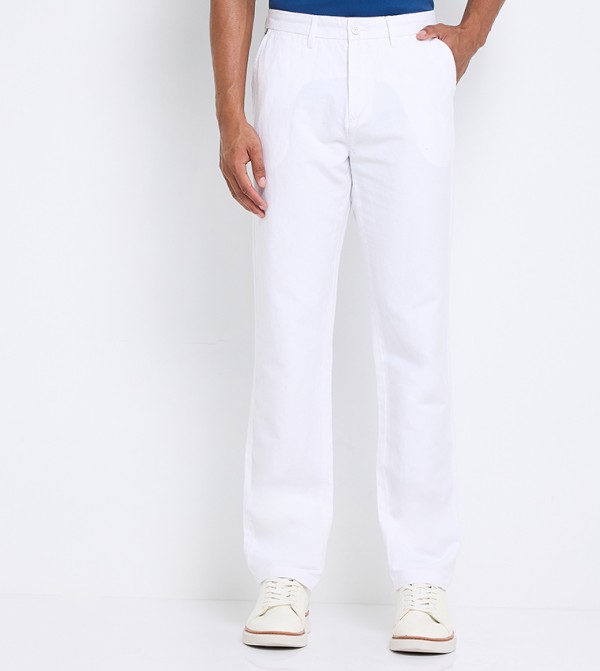Ben Sherman  Pants & Chinos - White Casual Pants