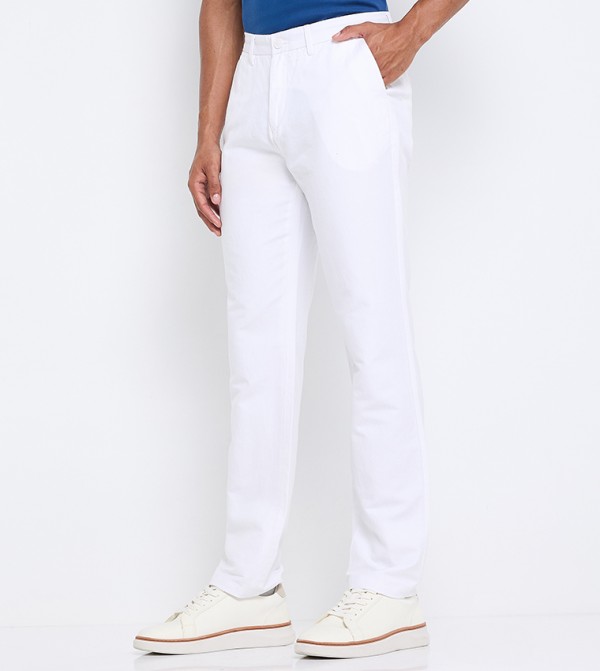 Ben Sherman  Pants & Chinos - White Casual Pants
