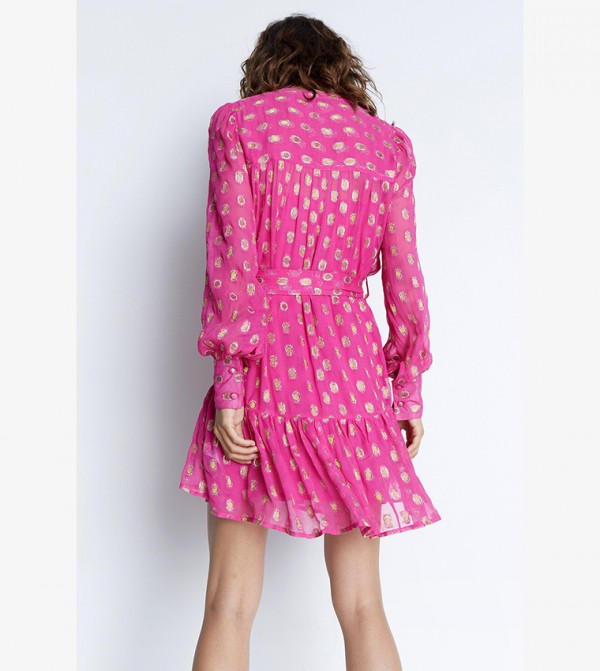 Warehouse  Dresses - Pink Casual Dresses