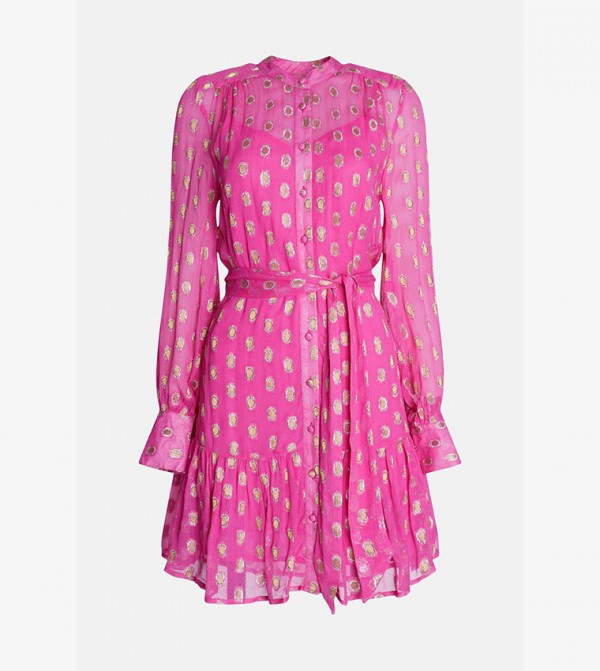 Warehouse  Dresses - Pink Casual Dresses