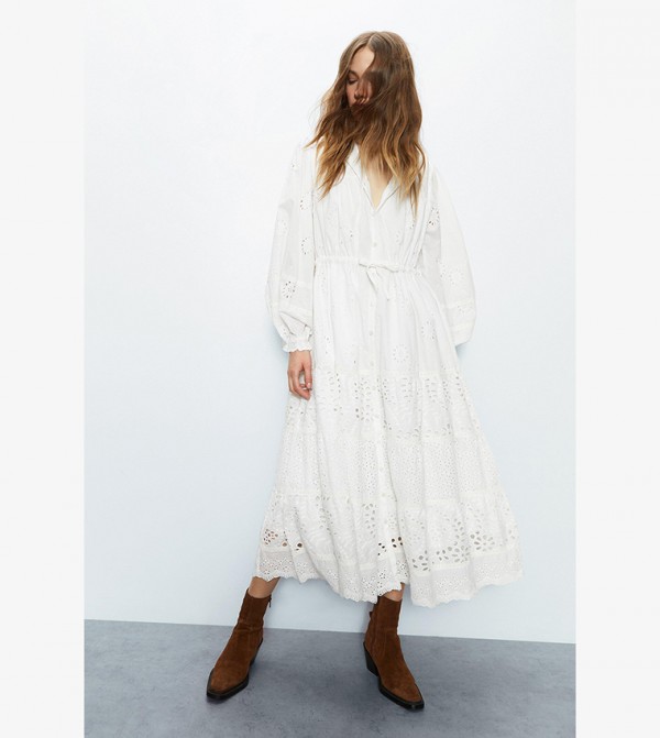 Warehouse Warehouse - White Casual Dresses