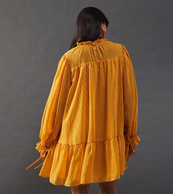 Warehouse  Dresses - Yellow Mini Dresses