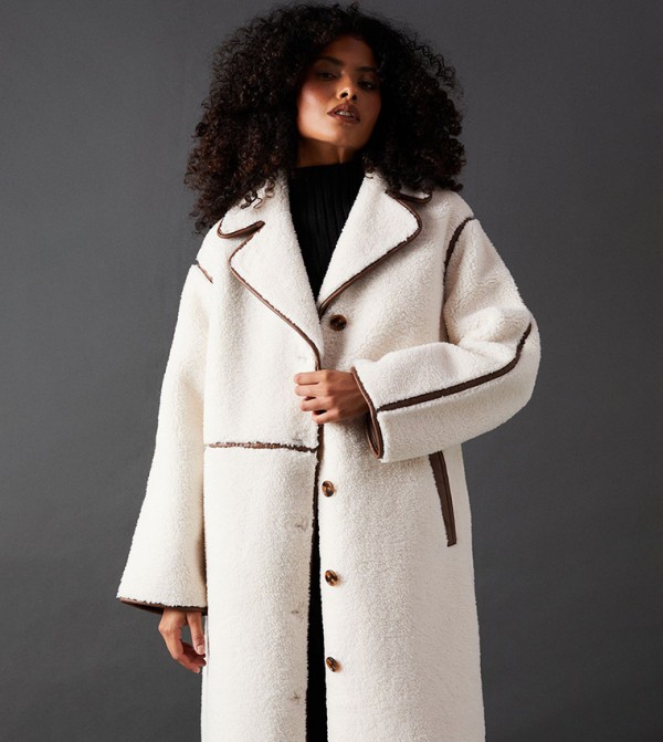 Warehouse Warehouse - White Overcoats