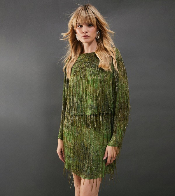 Warehouse - Outlet  Dresses - Green Mini Dresses