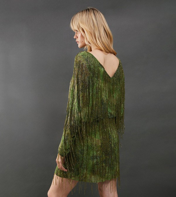 Warehouse - Outlet  Dresses - Green Mini Dresses