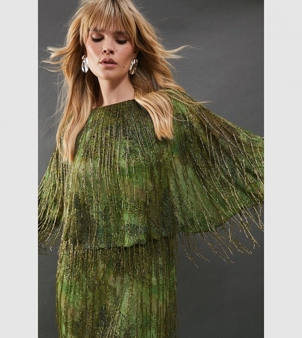 Warehouse - Outlet  Dresses - Green Mini Dresses