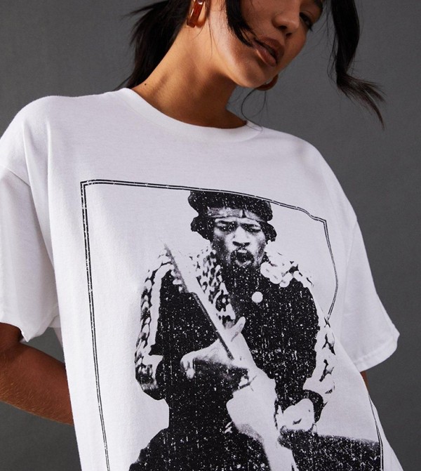 Warehouse  - White Short Sleeve T-Shirts