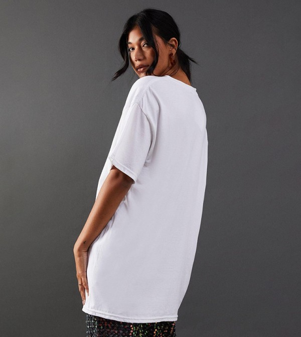 Warehouse  - White Short Sleeve T-Shirts