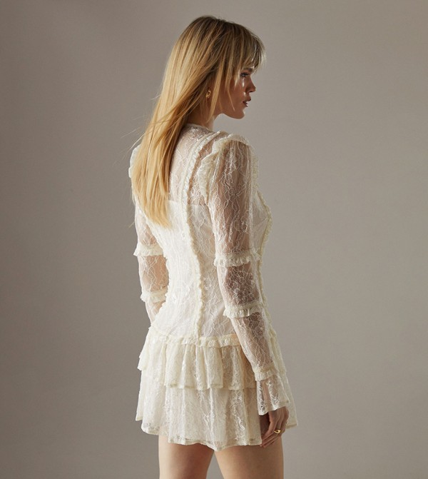 Warehouse  - Cream Party Dresses