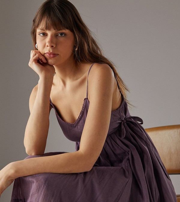 Warehouse Warehouse - Purple Midi Dresses