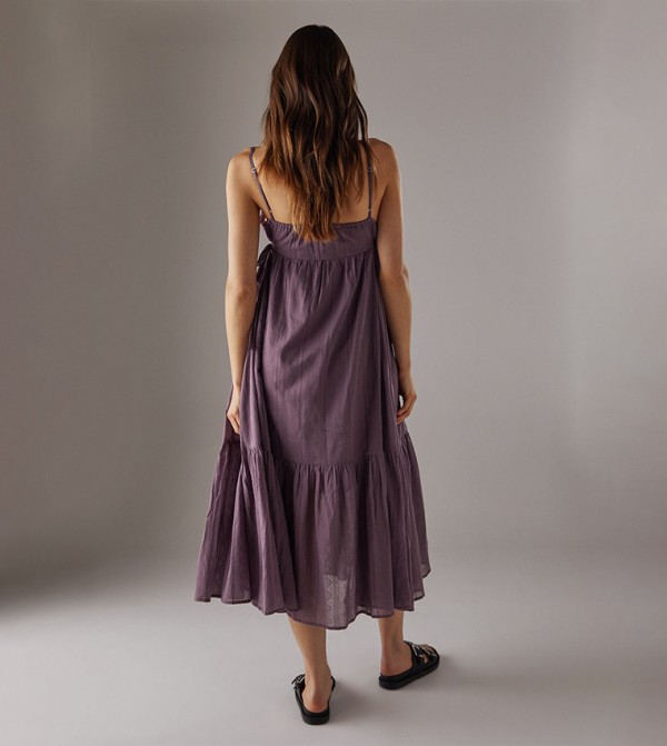 Warehouse Warehouse - Purple Midi Dresses