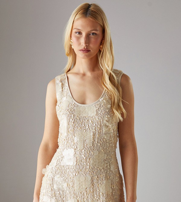 Warehouse Warehouse - CHAMPAGNE Party Dresses
