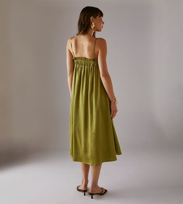 Warehouse Warehouse - Green Midi Dresses