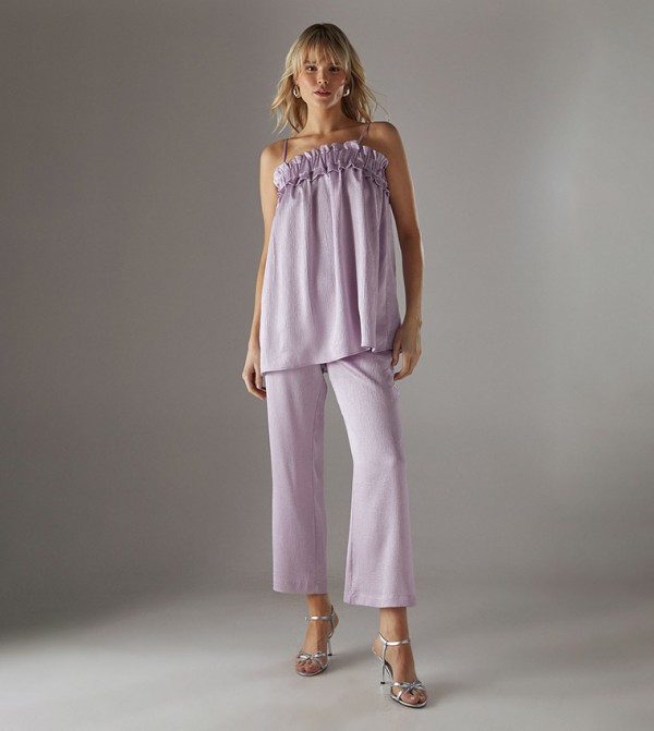 Warehouse  - Purple Sleeveless Tops