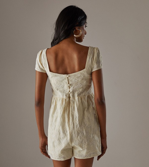 Warehouse  Playsuits - Beige Playsuits