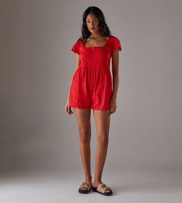 Warehouse  Playsuits - Red Playsuits