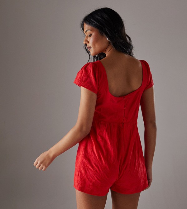 Warehouse  Playsuits - Red Playsuits