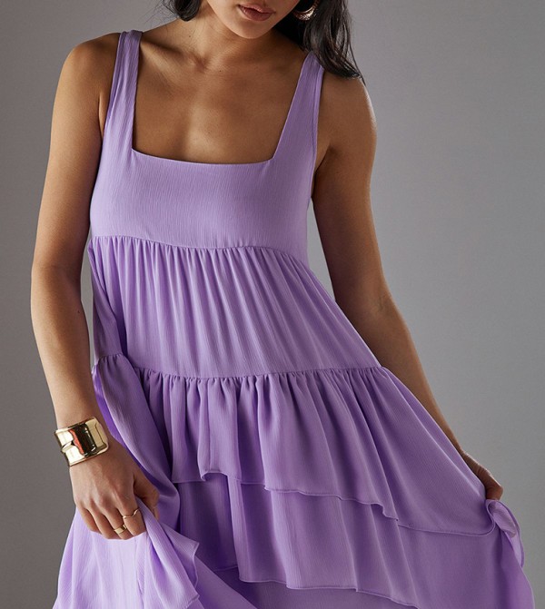 Warehouse Warehouse - Lilac Casual Dresses