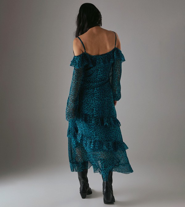 Warehouse Warehouse - Teal Casual Dresses