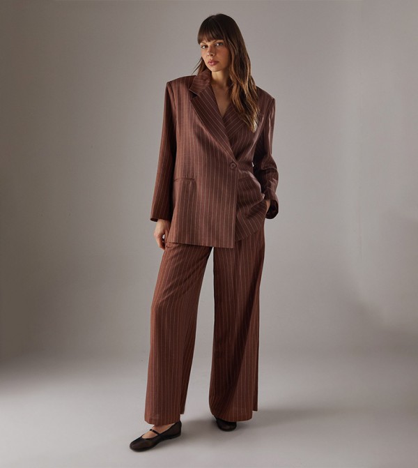 Warehouse Warehouse - Brown Casual Pants