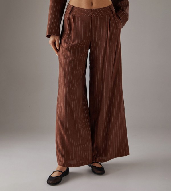 Warehouse Warehouse - Brown Casual Pants