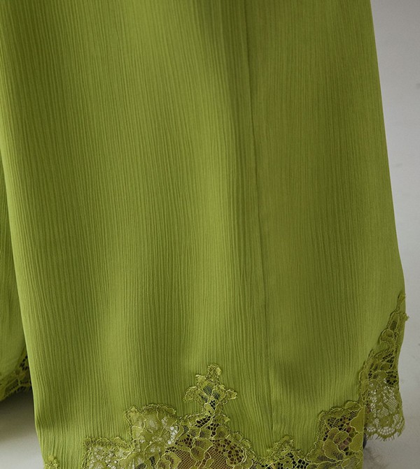 Warehouse  Pants & Leggings - Green Casual Pants