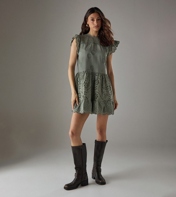 Warehouse Warehouse - Khaki Casual Dresses