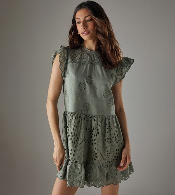 Warehouse Warehouse - Khaki Casual Dresses
