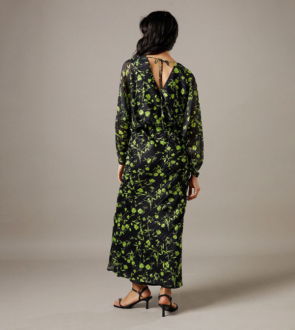 ويرهاوس  - أخضر Midi Dresses