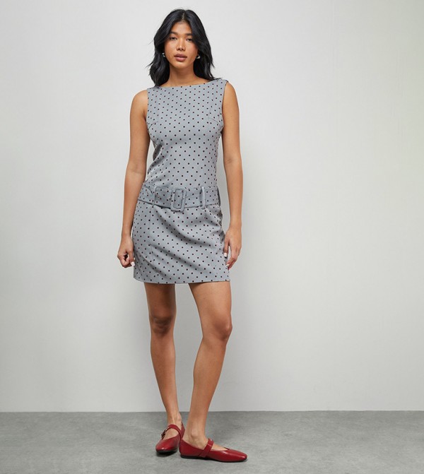 Warehouse  - Grey Mini Dresses