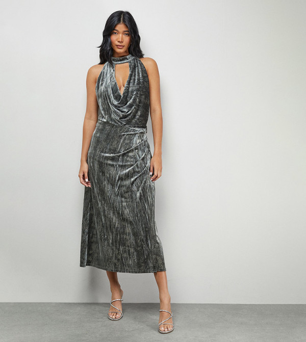 ويرهاوس  - أخضر Midi Dresses