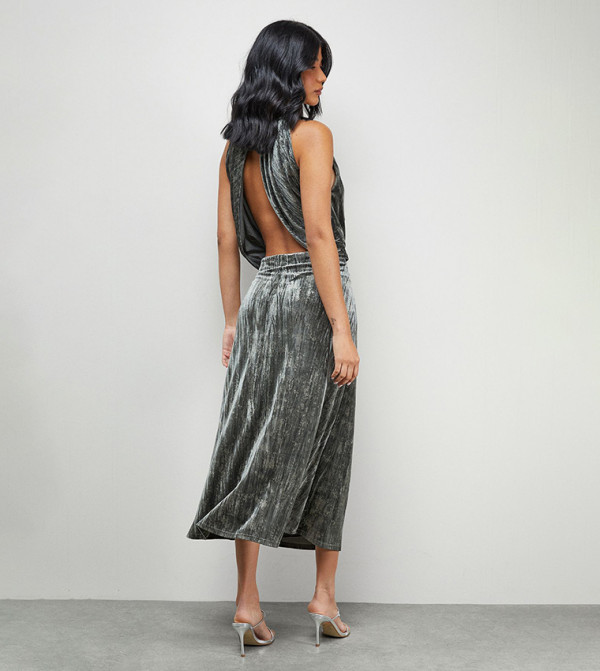 ويرهاوس  - أخضر Midi Dresses