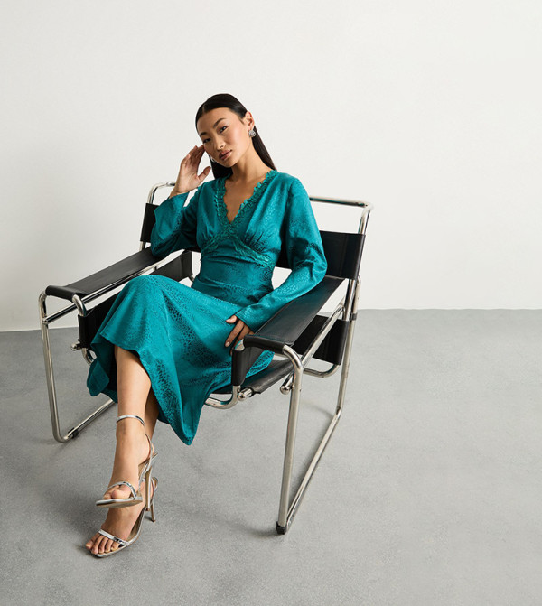 اويسيس - أزرق مخضر Midi Dresses