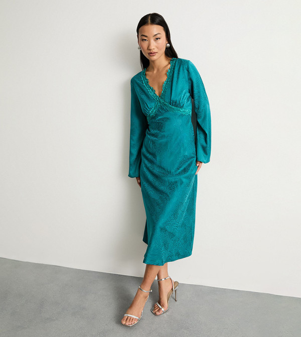 اويسيس - أزرق مخضر Midi Dresses