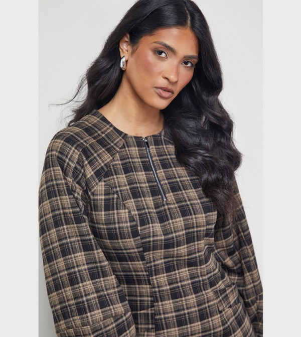 Warehouse  - Brown Mini Dresses