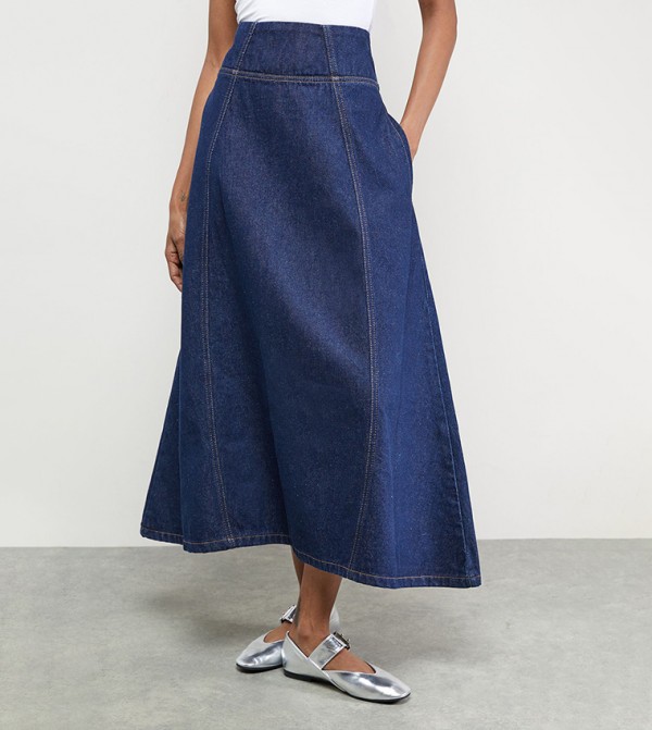 اويسيس اويسيس - أزرق Midi Skirts