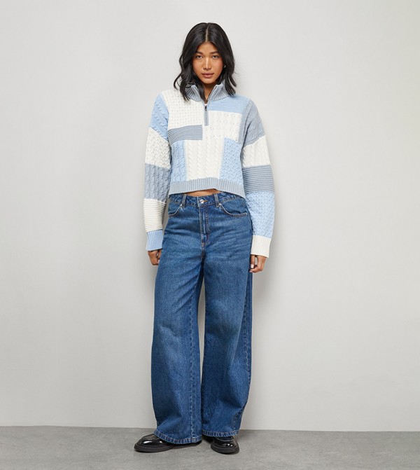 Warehouse  Sweaters - Multi V-neck Sweaters