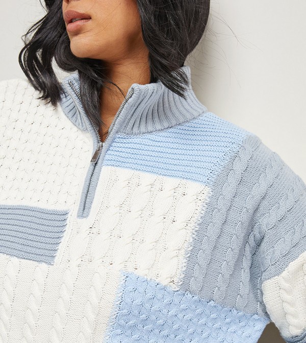 Warehouse  Sweaters - Multi V-neck Sweaters