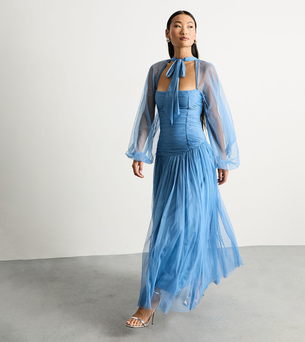 ويرهاوس  - أزرق Maxi Dresses