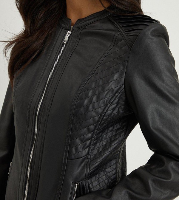 Wallis  Leather Jackets - Black Leather Jackets