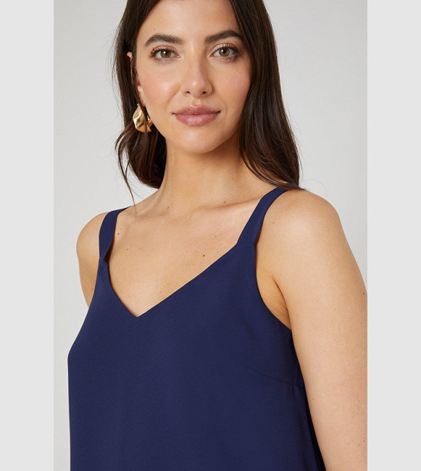 Wallis - Outlet Wallis - Navy Sleeveless Tops