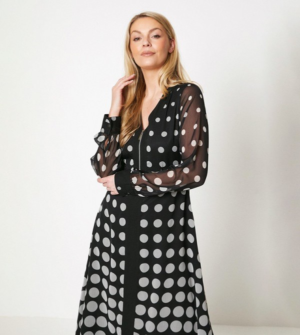 Wallis - Outlet  - Black Midi Dresses