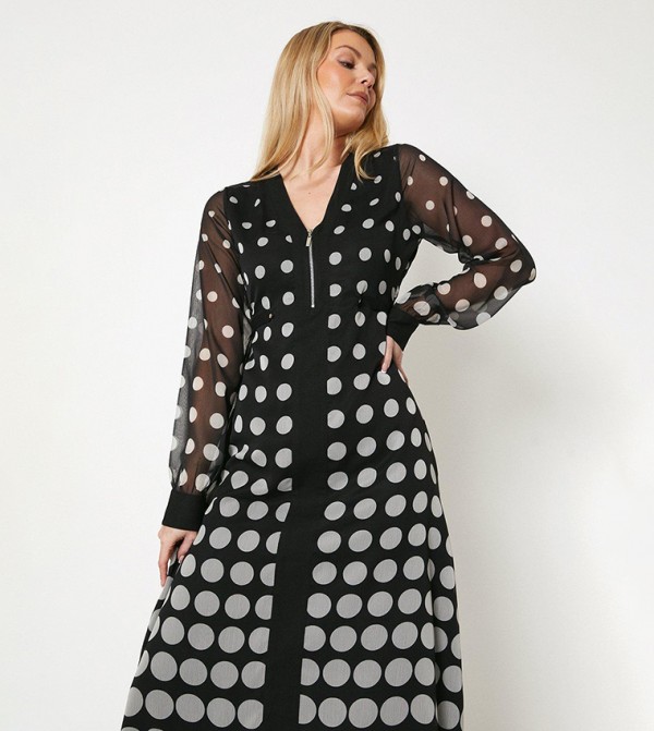 Wallis - Outlet  - Black Midi Dresses