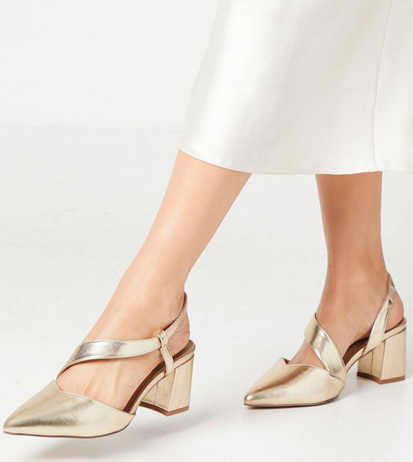 Wallis Wallis - Gold Pumps