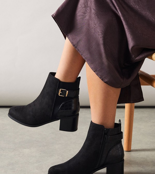 Wallis  - Black Ankle length Boots