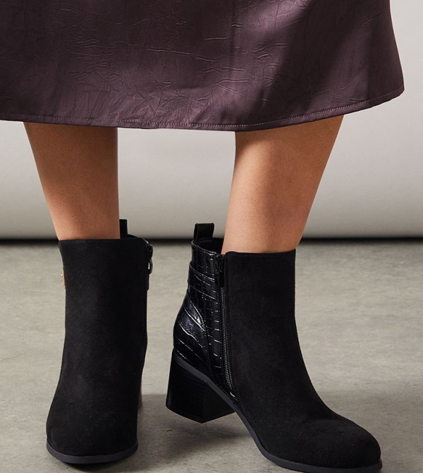 Wallis  - Black Ankle length Boots